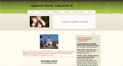 Desktop Screenshot of longgrovecommunitychurch.org